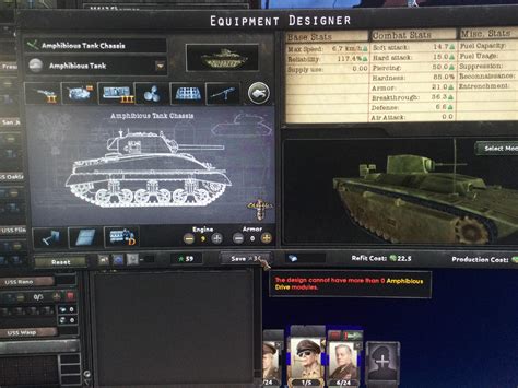 best amphibious tank design hoi4.